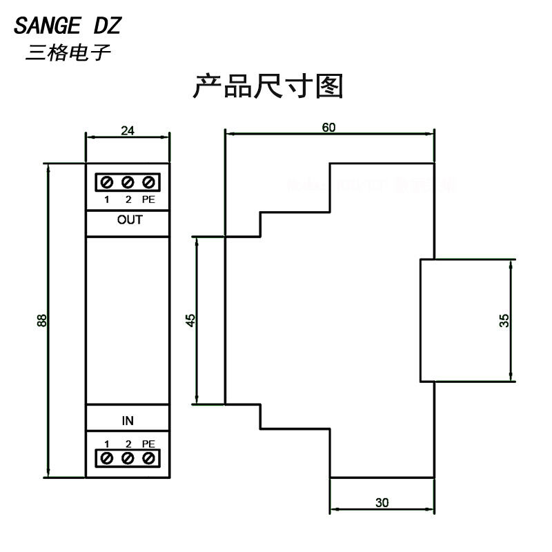 CAN防雷浪涌保护器